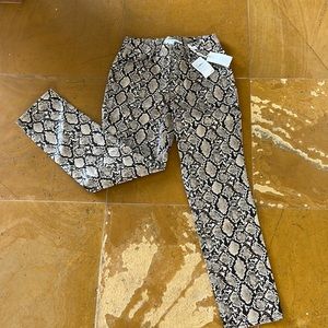Good American snake skin pants